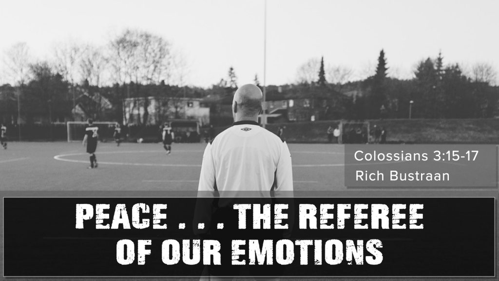 Peace The Referee of Our Emotions